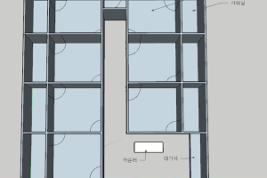 왁싱샵 공사 준비 - 스케치업 도면으로 구상한 편안하고 세련된 인테리어 디자인