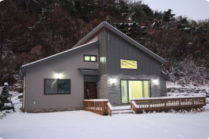 겨울철 단열 우수한 전원주택 시공