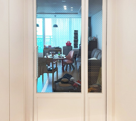 의정부시 초슬림스윙도어 현관중문으로 완성하는 모던 아파트인테리어 시공 후기