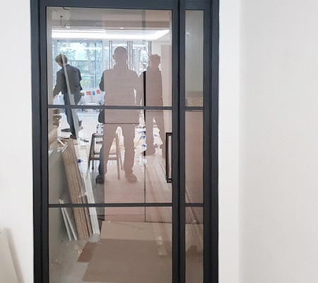 턱 없는 중문으로 공간 활용도 극대화 - 노원구 월계동 한화한진그랑빌 현관중문