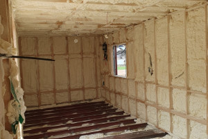 안성 미양면 컨테이너단열 시공 – 준불연경질우레탄폼으로 화재안전성 강화!