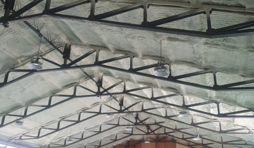 고흥군 택배물류창고 경질우레탄폼 단열시공 사례1. 시공 개요이번 현장은 전남 고흥군에 위치한 택배 물류창고 천장 단열공사입니다..