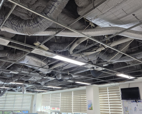 동탄 산업단지 사무실 천장단열, 준불…