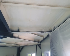 안성 창고형 사무실 경질우레탄폼 시공…