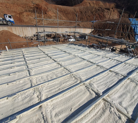 경기 광주 탄벌동 신축건물 지붕단열 – 경질우레탄폼으로 완벽 시공